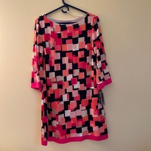 Jessica Howard Missy Pink Day Dress Size 12 NWT